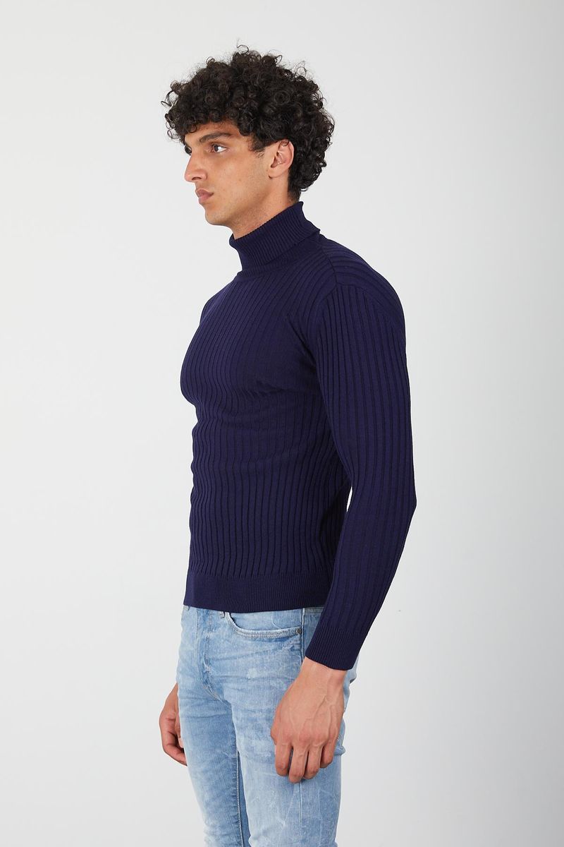 Men's Turtleneck- Navy