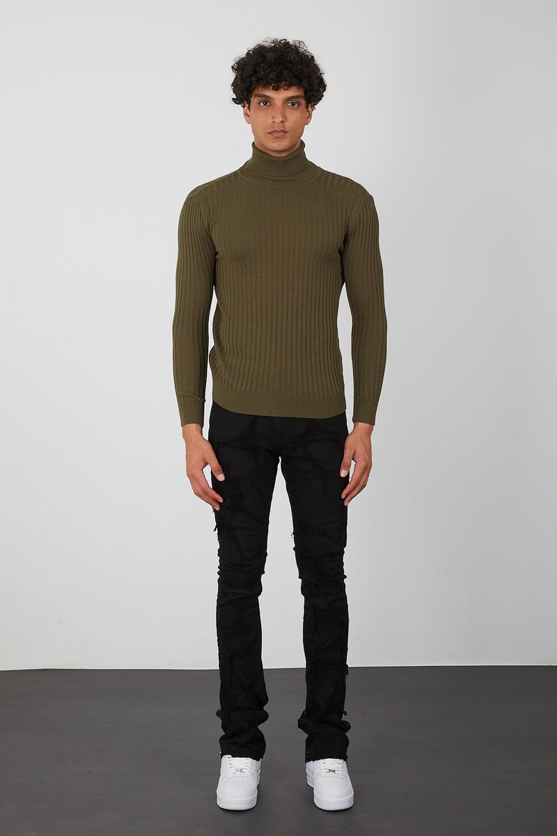 Men's Turtleneck- Olive