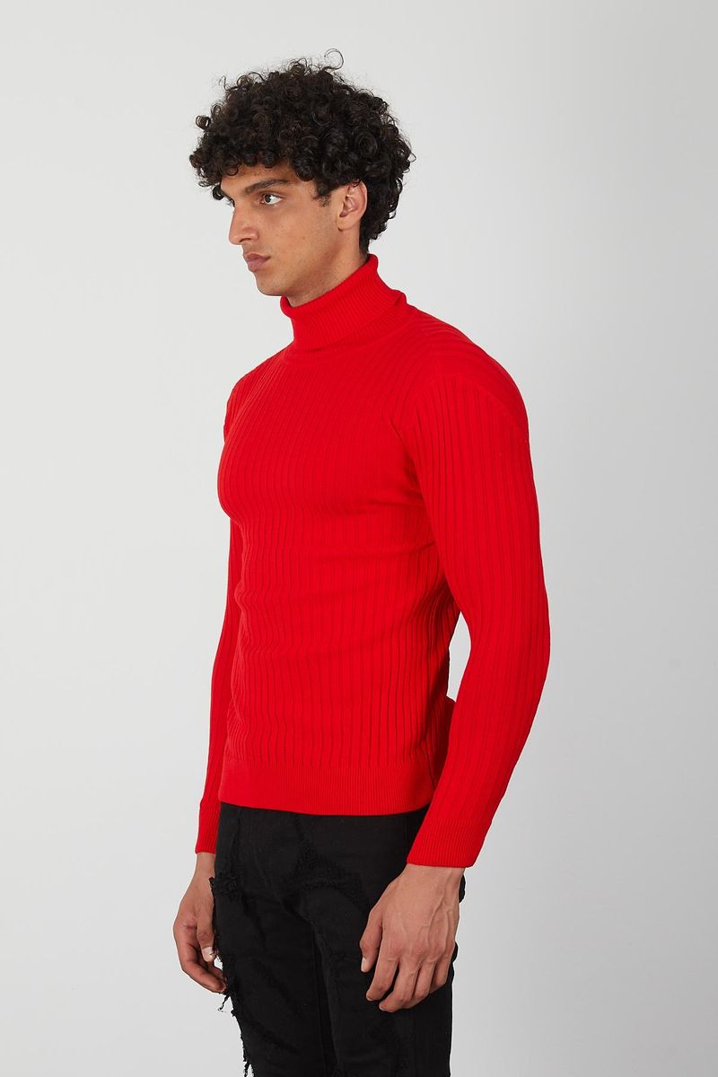 Men's Turtleneck- Red