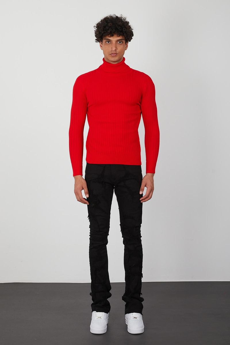 Men's Turtleneck- Red