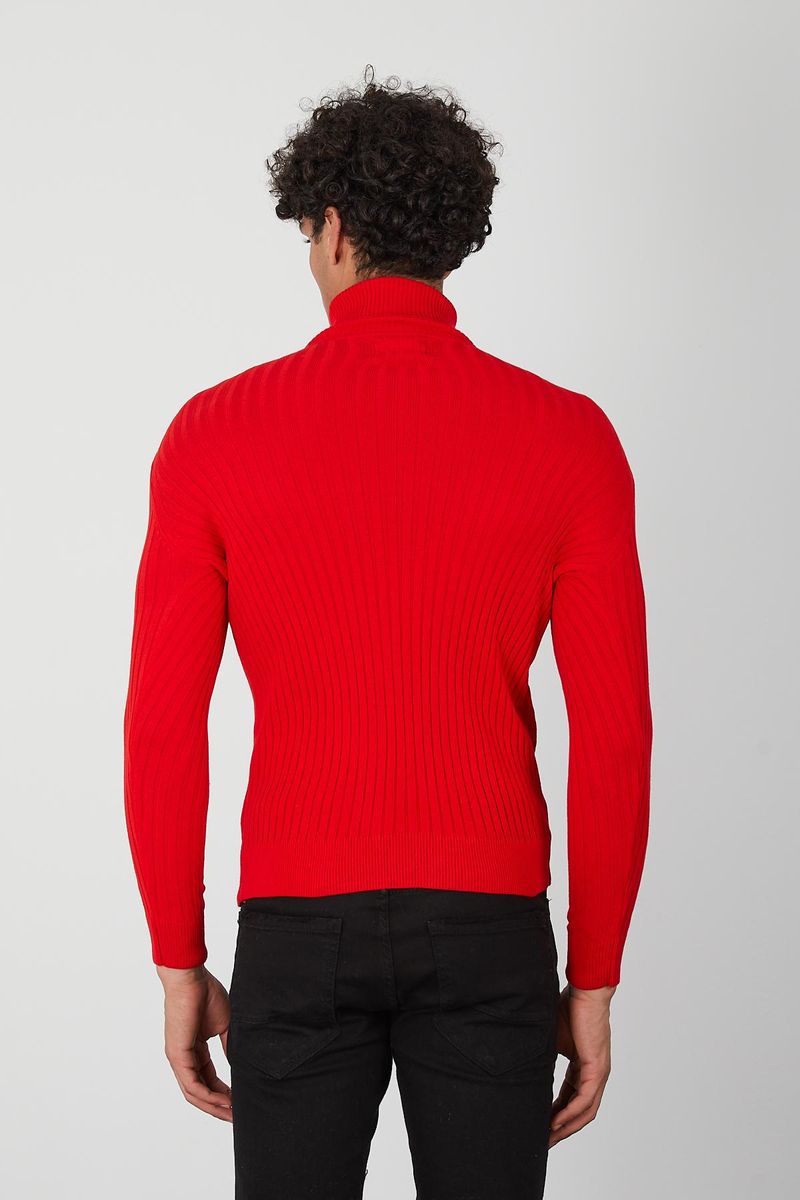 Men's Turtleneck- Red