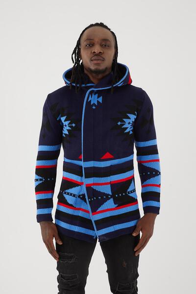 Men's Cardigan-Navy