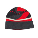 Red and Black beanie hat