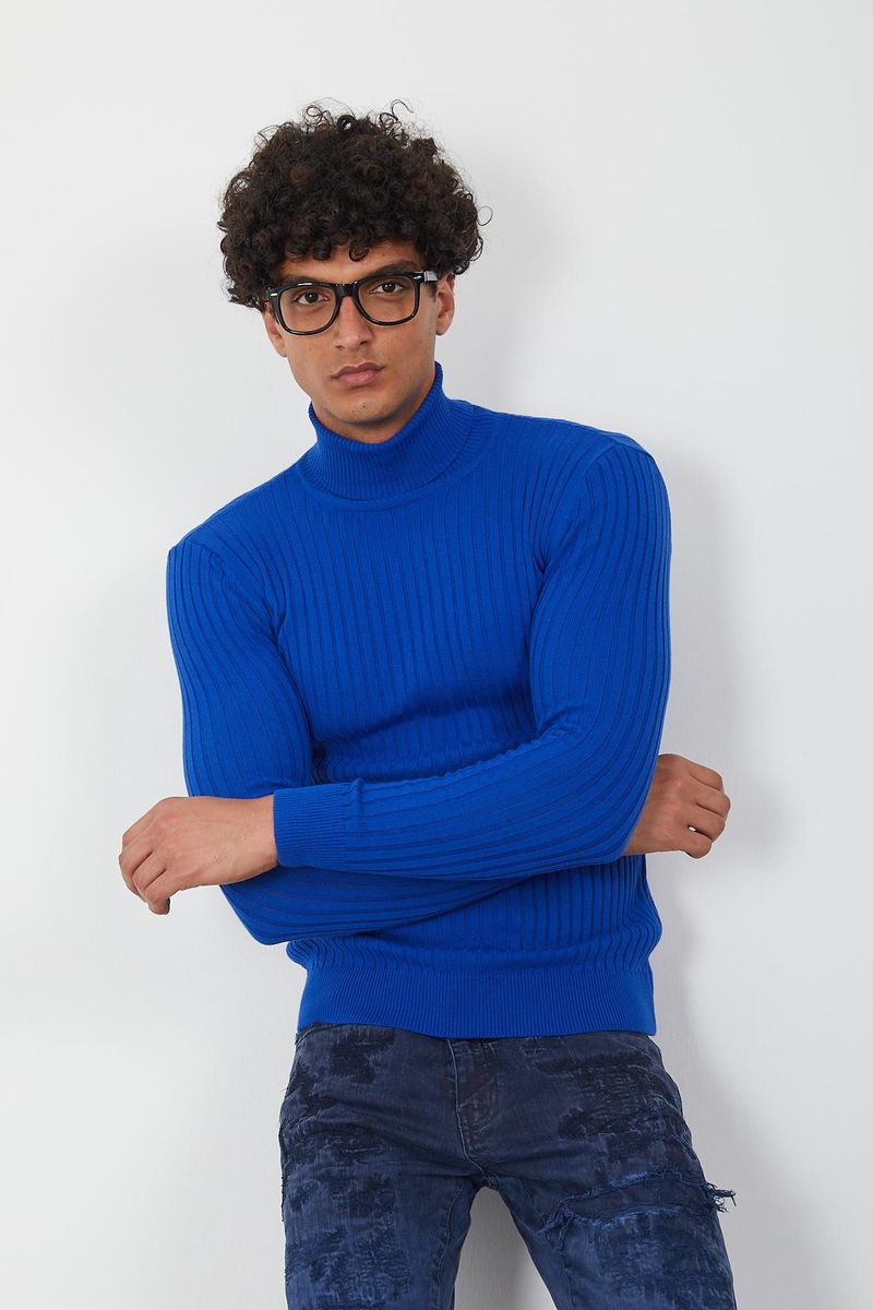 Men's Turtleneck- Royal