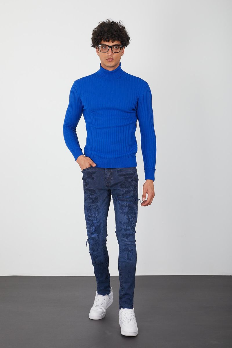 Men's Turtleneck- Royal