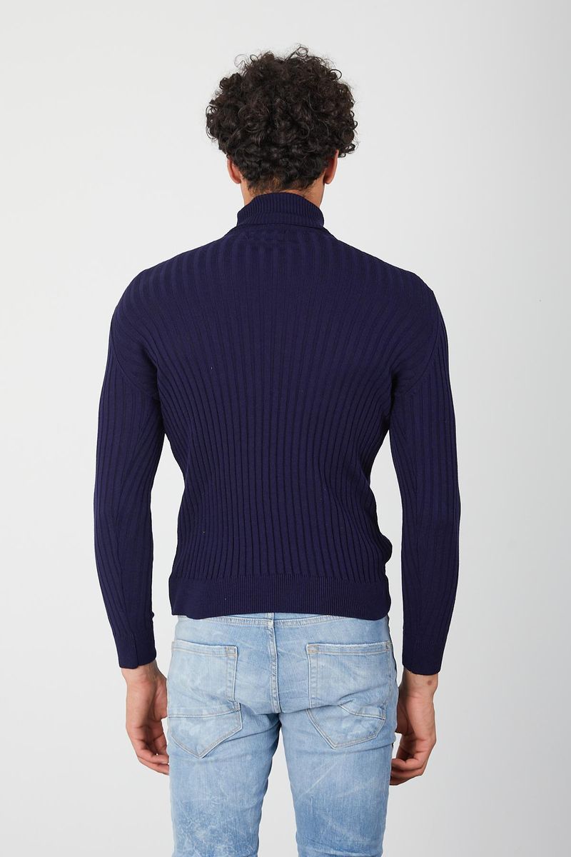 Men's Turtleneck- Navy