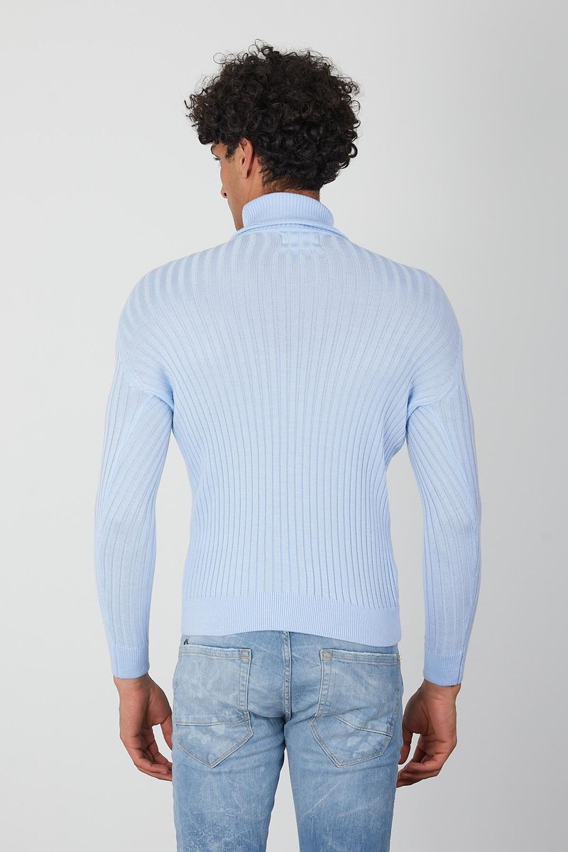 Men's Turtleneck- Sky