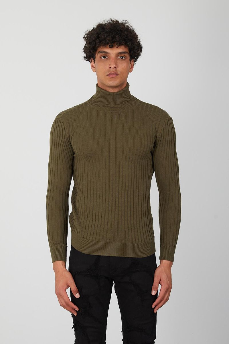 Men's Turtleneck- Olive