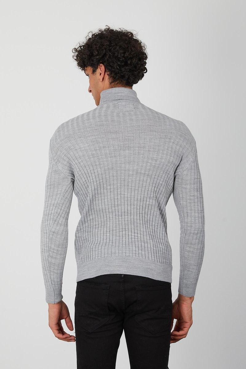 Men's Turtleneck- Grey