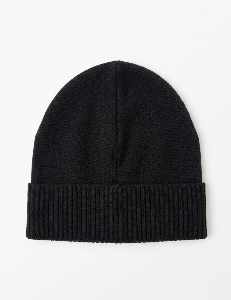 Casual Black Knit Beanie Cap - Lightweight & Cozy