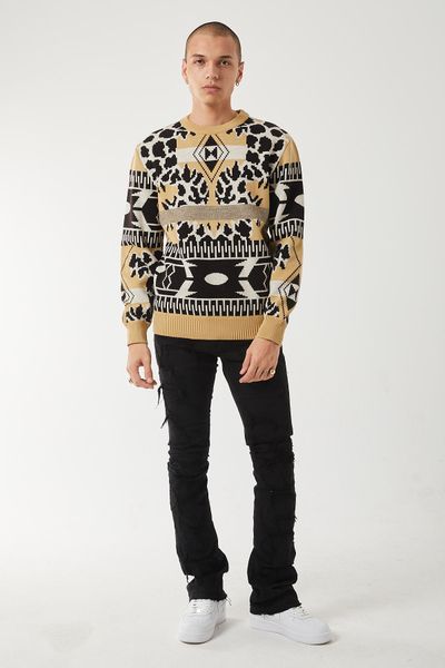 leopard crewneck