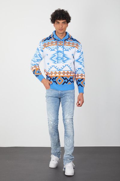 Thanksgiving sweater- Blue