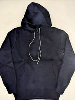 Luxury Navy Sweater hoodie with Crystal Strings