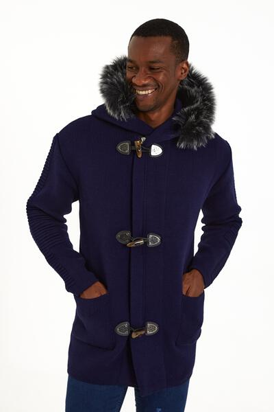 Men's Cardigan-Navy