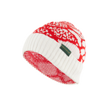 Red and White Beanie Hat