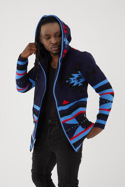 Men's Cardigan-Navy